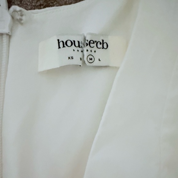 SOLD - House Of CB Imani White Dress M- Regular length-Cup A/C NWOT - Picture 7 of 8